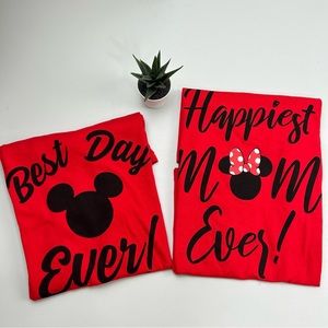 Disney tees best day ever/happiest mom ever